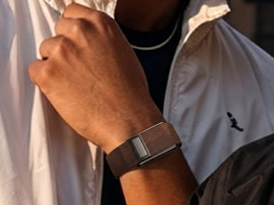 Are there any non-watch fitness bands that track steps, heart rate, sleep, and maybe ECG data?