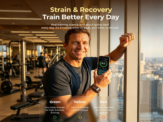 JCVital Pro V8 screenless smart band for changing training routines