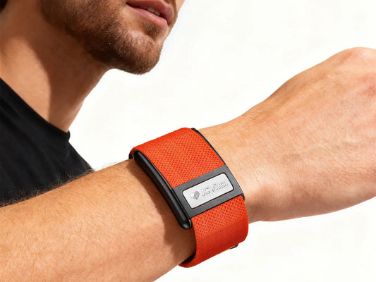 JCVital Pro V8 screenless fitness band for app-based trend review