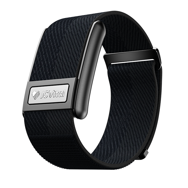 Black JCVital Pro V8 screenless smart band product view