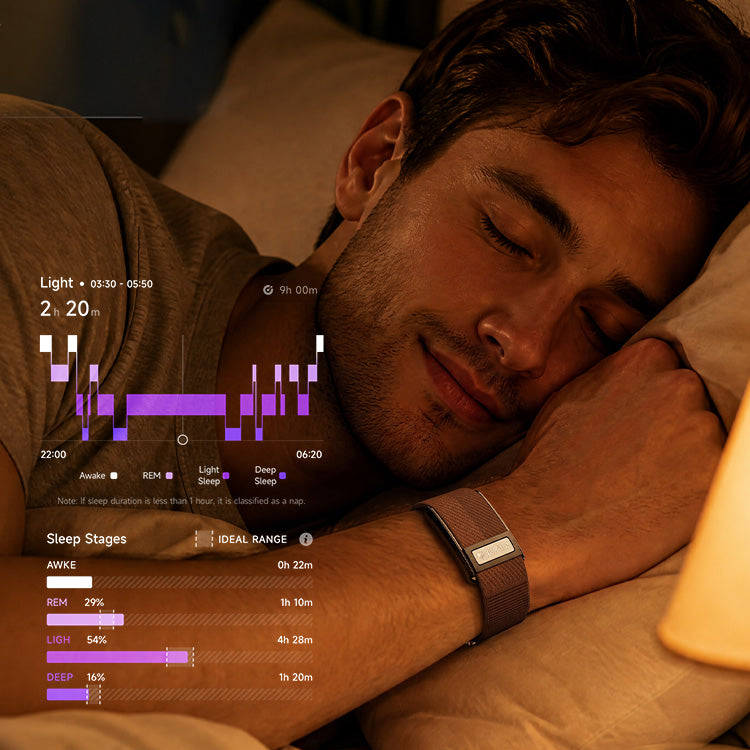 JCVital Pro V8 – AI Sleep & Recovery Smart Band